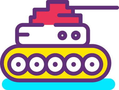 Denizaltı. Web simgesi basit illüstrasyon