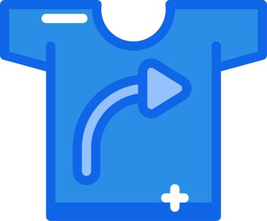 giysi web simgesi, basit vektör illüstrasyonu