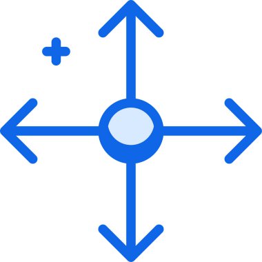 Yön. Web simgesi basit illüstrasyon