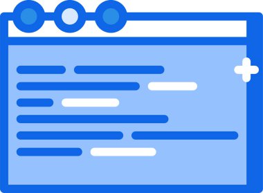 Bilet. Web simgesi basit illüstrasyon