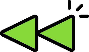 Oynayın. Web simgesi basit illüstrasyon