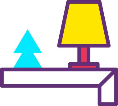 Lamba. Web simgesi basit illüstrasyon