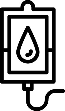 Kan bağışı. Basit resimleme