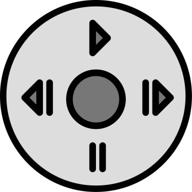 Müzik çalar. Basit tasarım