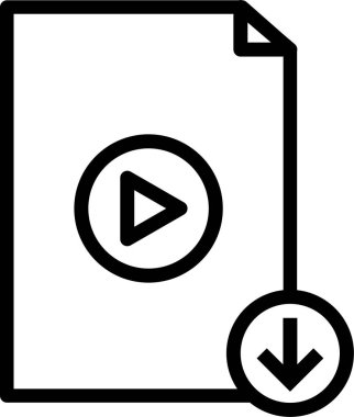 dosya biçimi simgesi, vektör illüstrasyonu