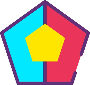 Bir ağacın düz dizaynının vektör çizimi