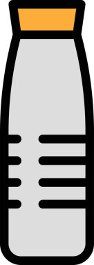 şişe ağ simgesi, vektör illüstrasyonu