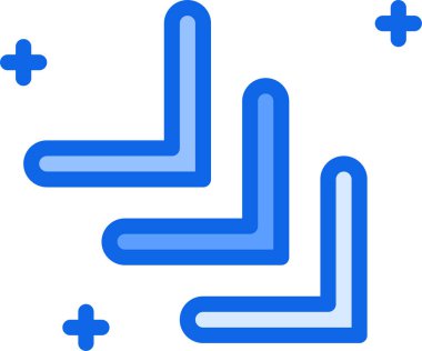 Ok. Web simgesi basit illüstrasyon