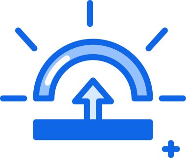 Yükle. Web simgesi basit illüstrasyon