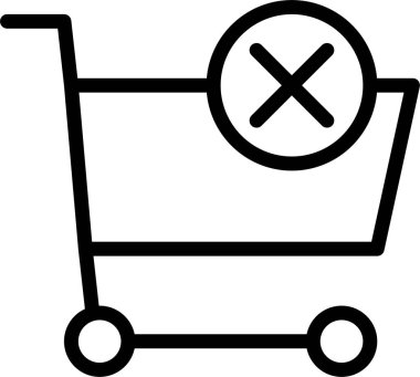 Alışveriş arabası. Basit tasarım