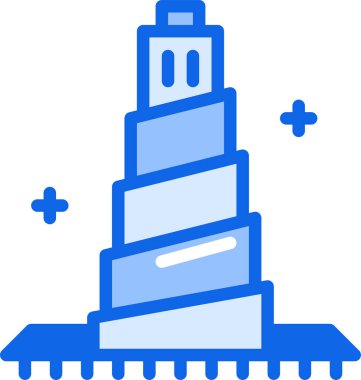 Mimari. Web simgesi basit illüstrasyon 