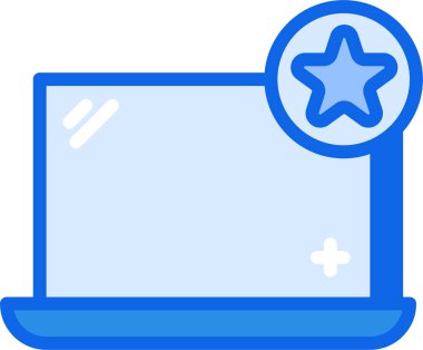 Bilgisayar. Web simgesi basit illüstrasyon