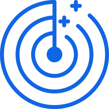 Hedef. Web simgesi basit illüstrasyon