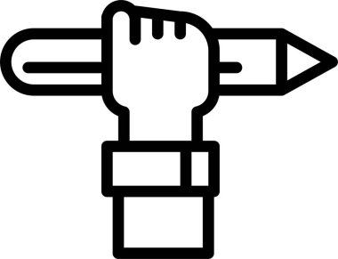 Elini ver. Web simgesi basit illüstrasyon