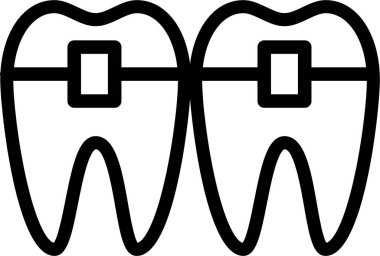 Diş bakımı. Basit resimleme