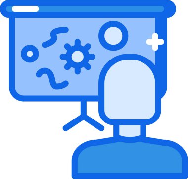 Virüs ya da hata web simgesi, basit vektör illüstrasyonu