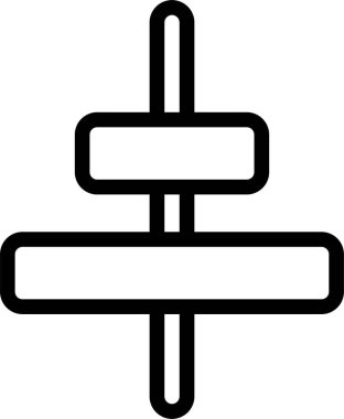 Sondaj. Web simgesi basit illüstrasyon