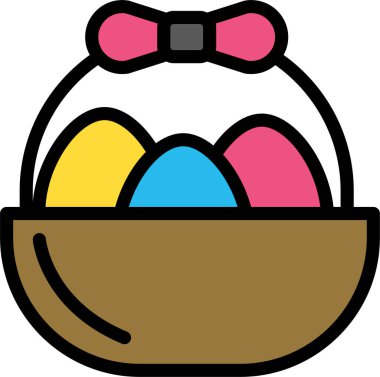 Paskalya yumurtası. Basit resimleme