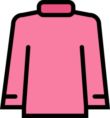 Gömlek. Web simgesi basit illüstrasyon