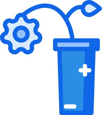 Kahve. Web simgesi basit illüstrasyon