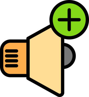 ekle. Web simgesi vektör illüstrasyonu