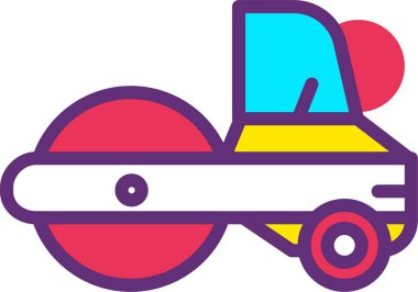 - Araba. Web simgesi basit illüstrasyon