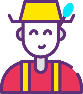 Evlat. Web simgesi basit illüstrasyon