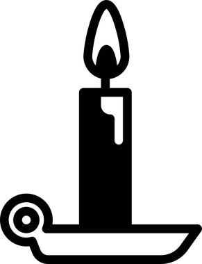 mum ağ simgesi, basit vektör illüstrasyonu