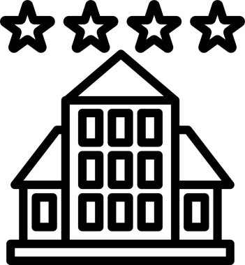 Mimari. Web simgesi basit illüstrasyon 