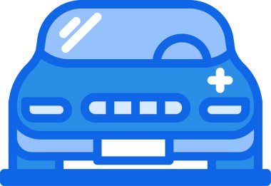 - Araba. Web simgesi basit illüstrasyon