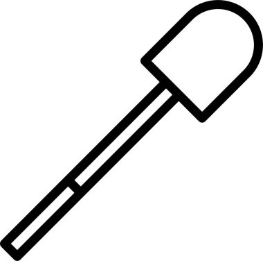 Çekiç. Web simgesi basit illüstrasyon