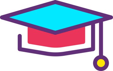 Mezuniyet şapkası Web simgesi