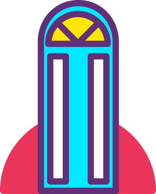 pencere vektör çizimi, simge ögesi arkaplanı 