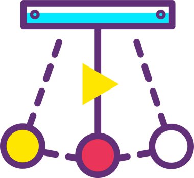 şebeke. Web simgesi basit illüstrasyon