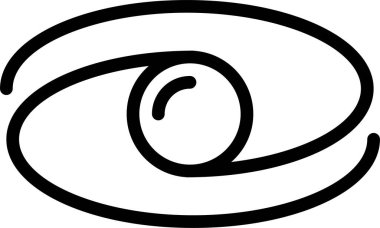 Gezegen. Web simgesi basit illüstrasyon 