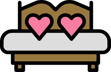 Aşk. Web simgesi basit tasarım