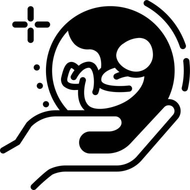 Dünya ve gezegen vektör çizimine sahip insan eli