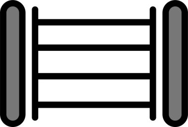 Mobilya. Web simgesi basit illüstrasyon