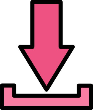 İndir. Web simgesi basit illüstrasyon