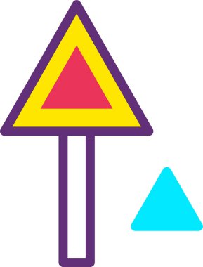 Yol tabelası. Web simgesi