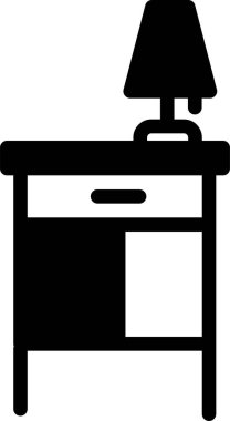 Masa. Web simgesi basit illüstrasyon