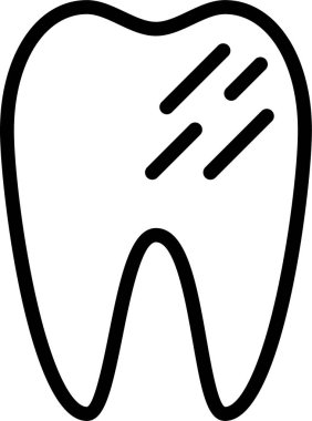 Diş bakımı. Basit resimleme