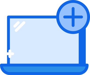 Bilgisayar. Web simgesi basit illüstrasyon