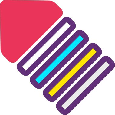 Kredi kartı vektör simgesi. biçim çift renkli düz sembol, yoğun kırmızı ve siyah renkler, yuvarlak açılar,