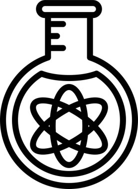 Bilim. Web simgesi basit tasarım