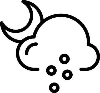 Bulut. Web simgesi basit tasarım