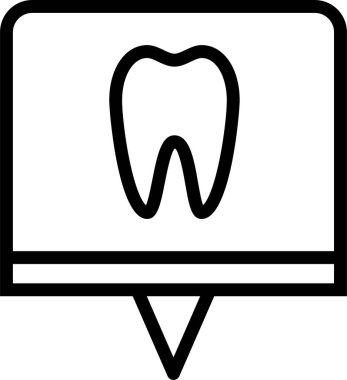 Sohbet web simgesi, basit vektör illüstrasyonu 