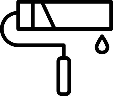 Su. Web simgesi basit illüstrasyon