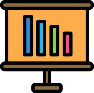 Çizelge. Web simgesi basit illüstrasyon