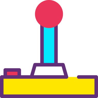 Oyun kolu. Web simgesi basit illüstrasyon